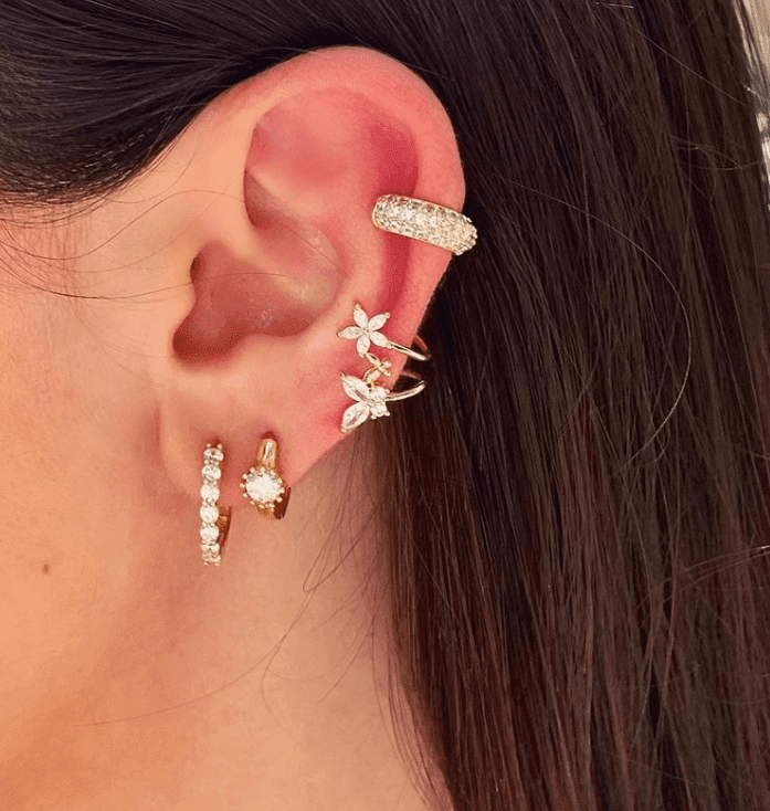 ασημένια σκουλαρίκια για γυναίκες